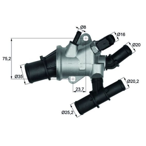 MAHLE Thermostat, Kühlmittel BEHR