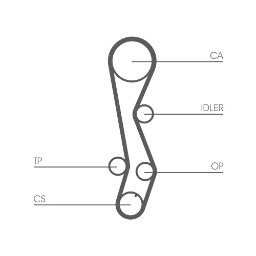 CONTINENTAL CTAM Zahnriemen