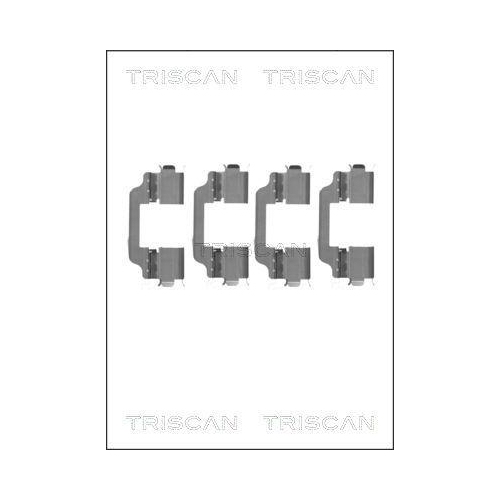 TRISCAN Zubeh&ouml;rsatz, Scheibenbremsbelag