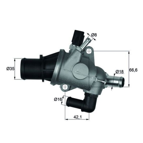 MAHLE Thermostat, Kühlmittel BEHR