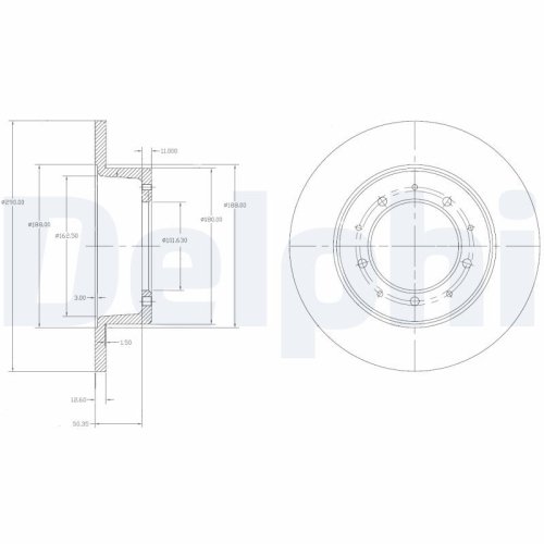 DELPHI Bremsscheibe