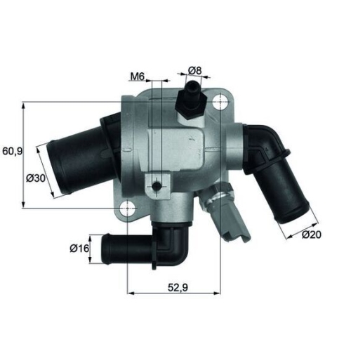 MAHLE Thermostat, Kühlmittel BEHR