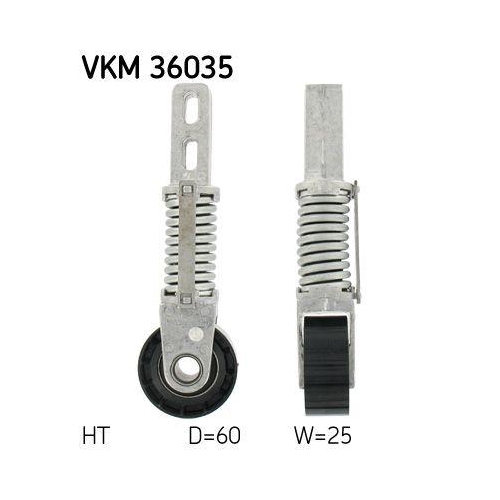 SKF Riemenspanner, Keilrippenriemen