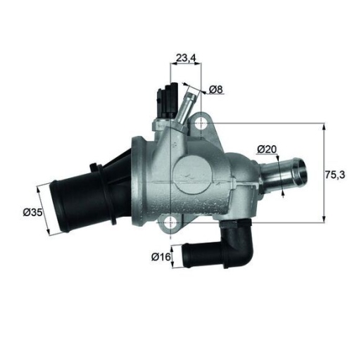 MAHLE Thermostat, Kühlmittel BEHR