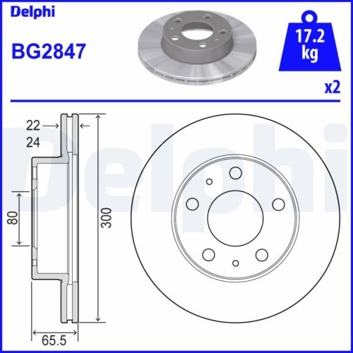 DELPHI Bremsscheibe