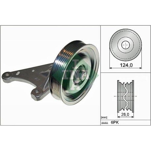 Schaeffler INA Umlenk-/Führungsrolle, Keilrippenriemen