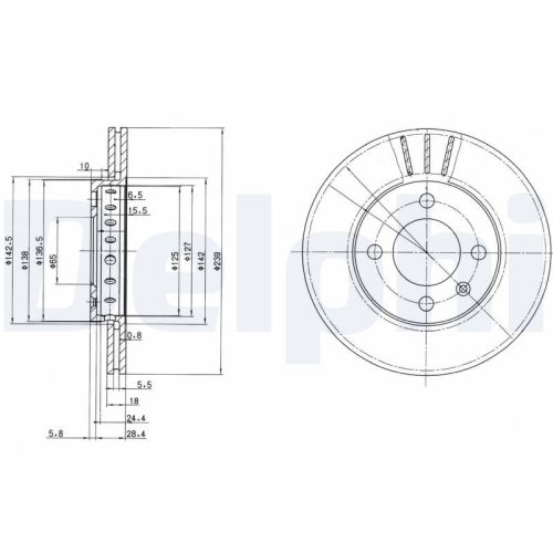 DELPHI Bremsscheibe