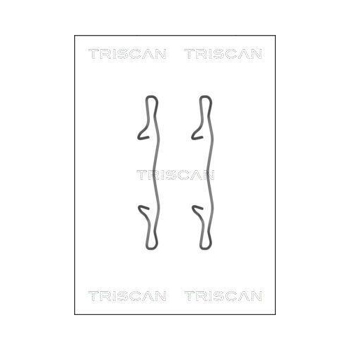 TRISCAN Zubehörsatz, Scheibenbremsbelag