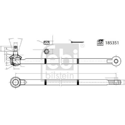 FEBI BILSTEIN Lenkstange