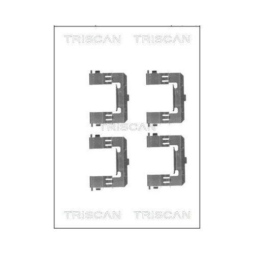 TRISCAN Zubeh&ouml;rsatz, Scheibenbremsbelag