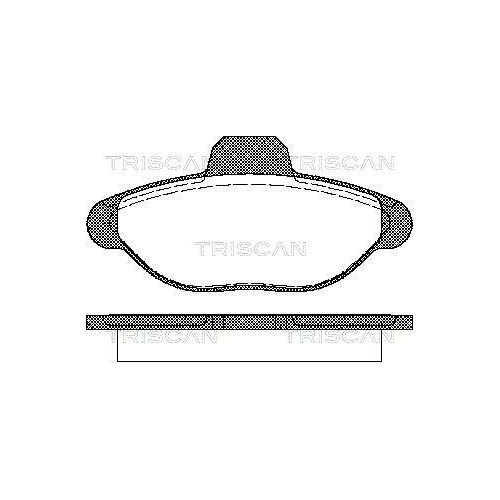 TRISCAN Bremsbelagsatz, Scheibenbremse
