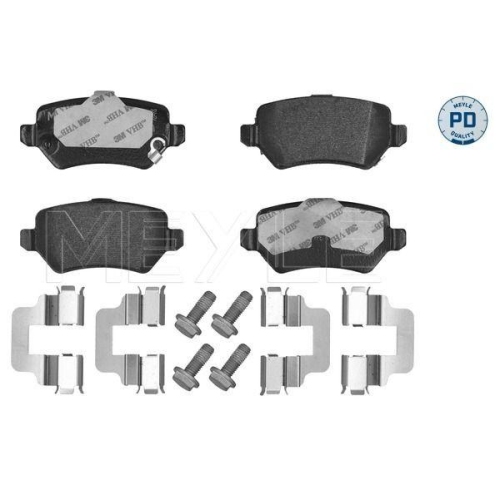 MEYLE Bremsbelagsatz, Scheibenbremse MEYLE-PD: Advanced performance and design.