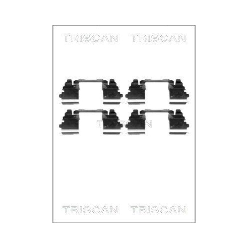 TRISCAN Zubehörsatz, Scheibenbremsbelag