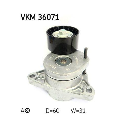 SKF Riemenspanner, Keilrippenriemen