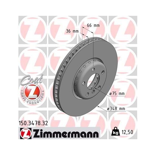 ZIMMERMANN Bremsscheibe FORMULA F