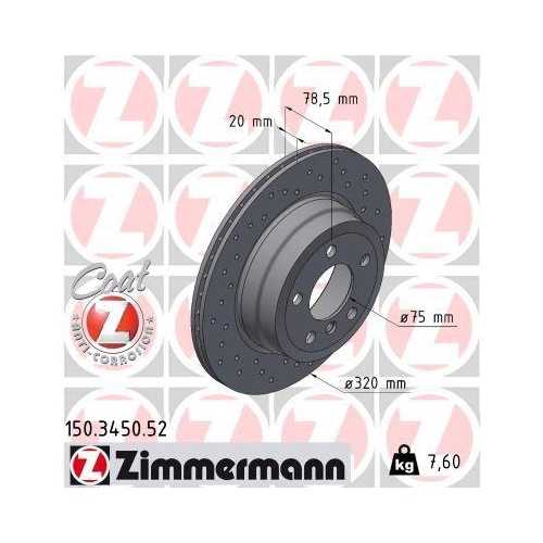 ZIMMERMANN Bremsscheibe SPORT Z