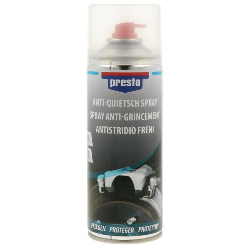 PRESTO Anti-Quietsch-Spray, Bremsbelag (R&uuml;ckenplatte) Anti-Quietsch-Spray 400 ml