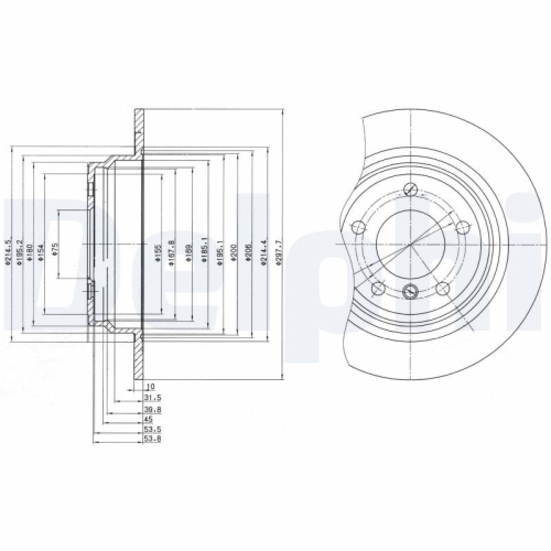 DELPHI Bremsscheibe