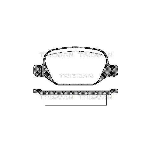 TRISCAN Bremsbelagsatz, Scheibenbremse
