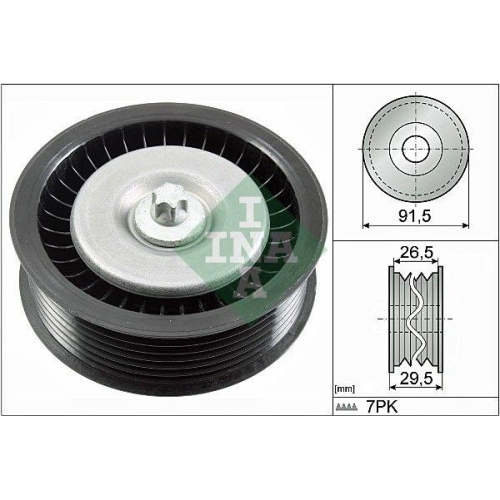 Schaeffler INA Umlenk-/Führungsrolle, Keilrippenriemen