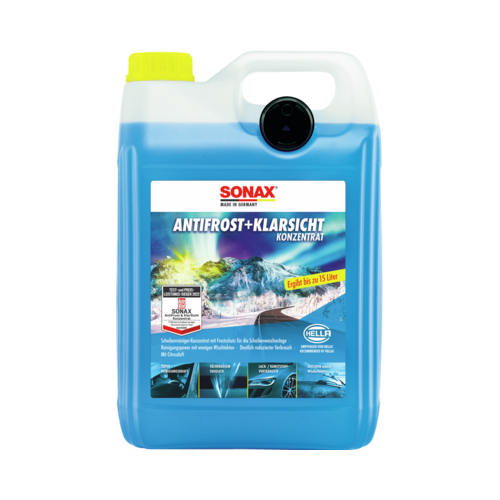 SONAX Scheibenfrostschutz AntiFrost&KlarSicht Konzentrat 5 Liter