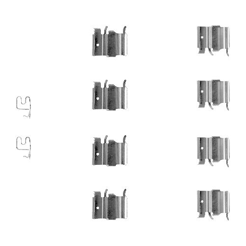 HELLA PAGID Zubeh&ouml;rsatz, Scheibenbremsbelag