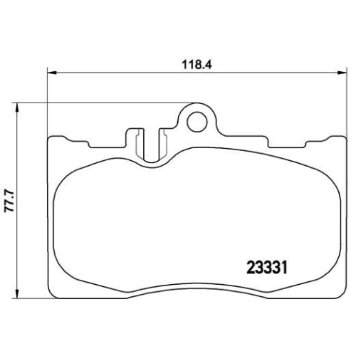 BREMBO Bremsbelagsatz, Scheibenbremse PRIME LINE