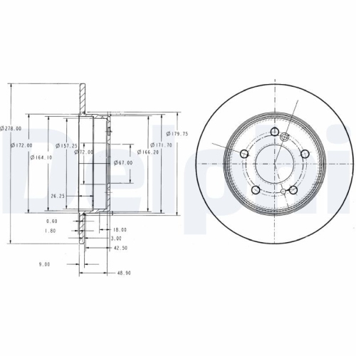 DELPHI Bremsscheibe