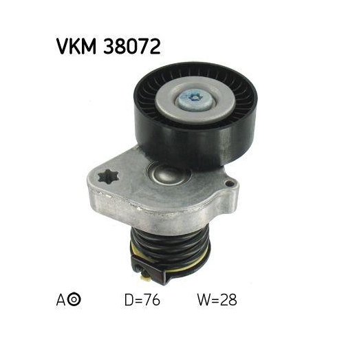 SKF Riemenspanner, Keilrippenriemen