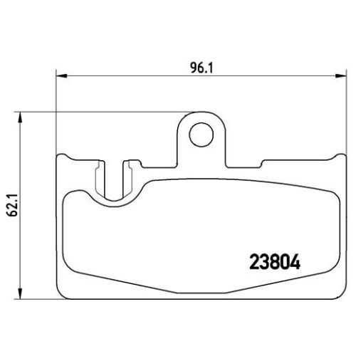 BREMBO Bremsbelagsatz, Scheibenbremse PRIME LINE