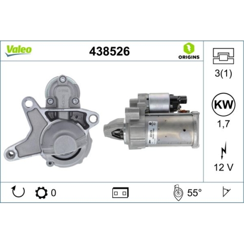 VALEO Starter VALEO ORIGINS NEW STOP&START OE TECHNOLOGIE