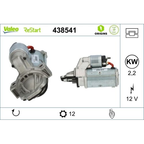 VALEO Starter VALEO ORIGINS NEW STOP&START OE TECHNOLOGIE