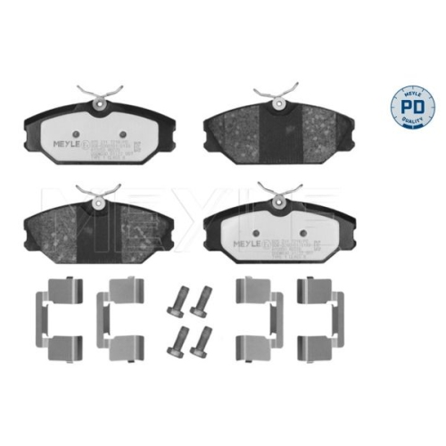 MEYLE Bremsbelagsatz, Scheibenbremse MEYLE-PD: Advanced performance and design.