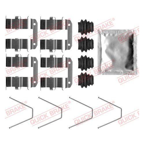 QUICK BRAKE Zubeh&ouml;rsatz, Scheibenbremsbelag