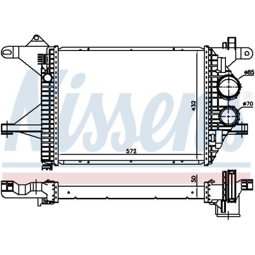 NISSENS Ladeluftkühler