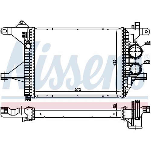 NISSENS Ladeluftkühler