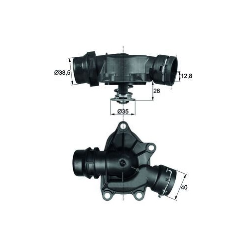 MAHLE Thermostat, Kühlmittel BEHR