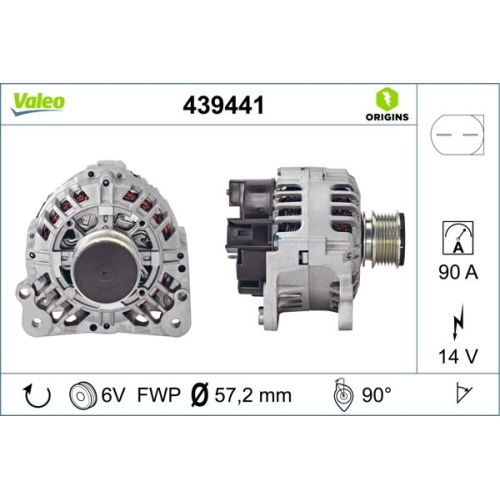 VALEO Generator VALEO ORIGINS NEW OE TECHNOLOGIE