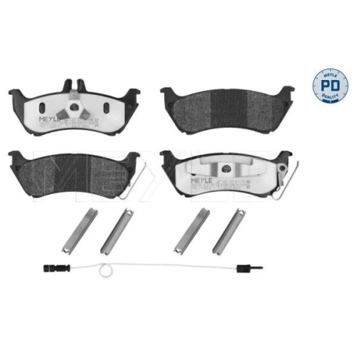 MEYLE Bremsbelagsatz, Scheibenbremse MEYLE-PD: Advanced performance and design.