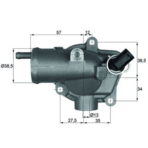 MAHLE Thermostat, Kühlmittel BEHR