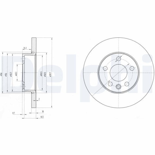 DELPHI Bremsscheibe