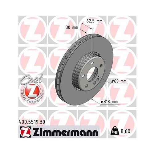 ZIMMERMANN Bremsscheibe FORMULA S