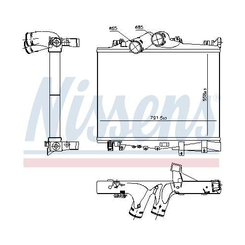 NISSENS Ladeluftkühler
