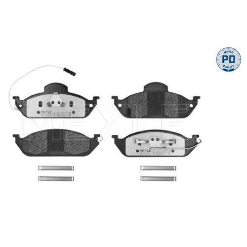 MEYLE Bremsbelagsatz, Scheibenbremse MEYLE-PD: Advanced performance and design.