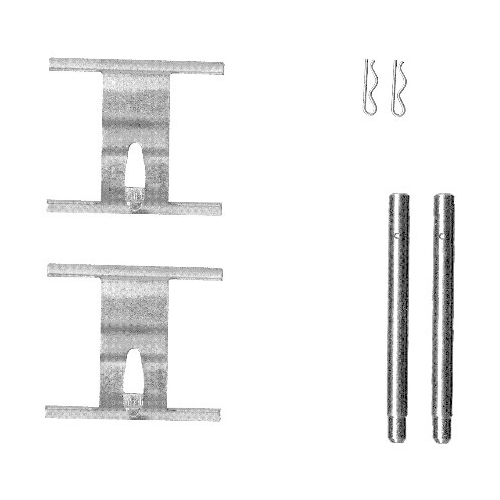 HELLA PAGID Zubehörsatz, Scheibenbremsbelag