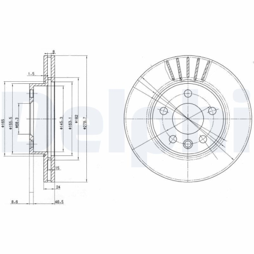 DELPHI Bremsscheibe