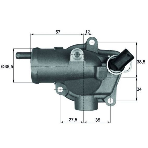 MAHLE Thermostat, Kühlmittel BEHR