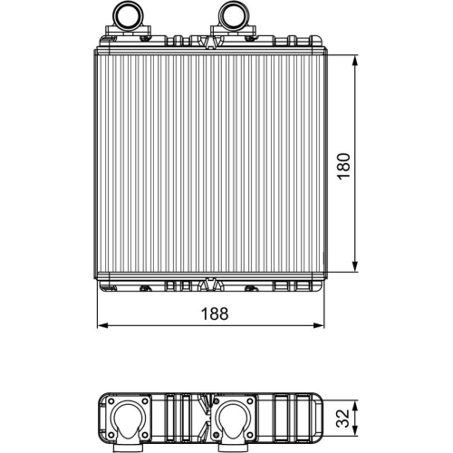 VALEO Wärmetauscher, Innenraumheizung
