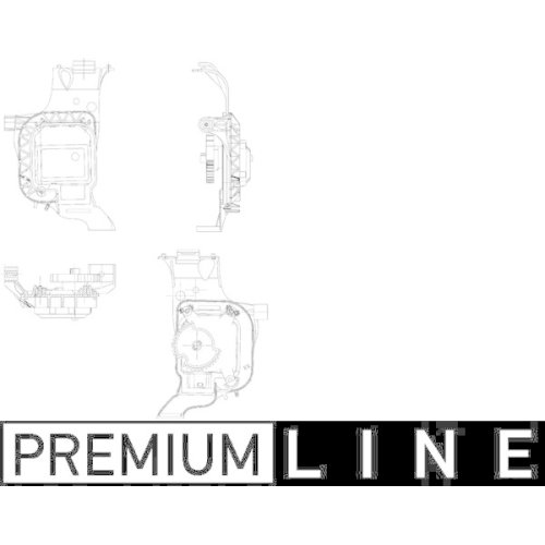 MAHLE Stellelement, Mischklappe BEHR *** PREMIUM LINE ***