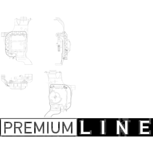 MAHLE Stellelement, Mischklappe BEHR *** PREMIUM LINE ***